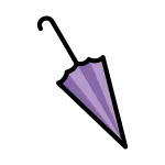 Closed Umbrella SVG Icon